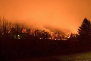 Harlan County, KY wildfires 11/19/2016