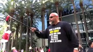 Br. Ruben with palm trees in background, SoCal